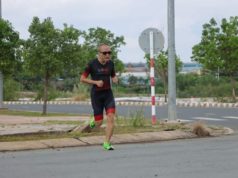5 sai lầm về dáng chạy runner mới cần chú ý VĐV Phạm Hùng Sơn tại giải VNTC Duathlon. Ảnh: Hoài Thương