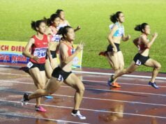 Tập chạy 5-10KM với đội điền kinh Hậu Giang
